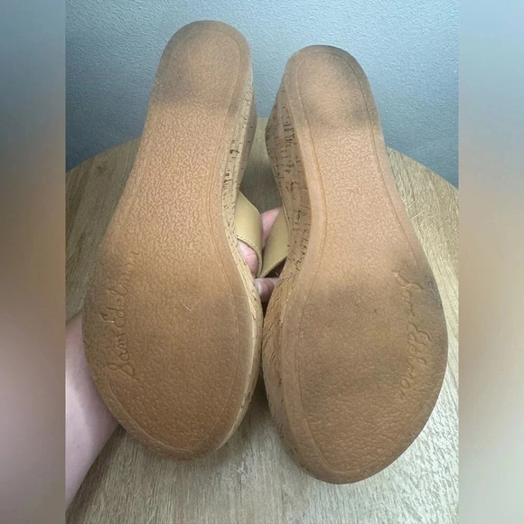 Sam Edelman Romy Platform Wedge Cork Sandal - Picture 12 of 12